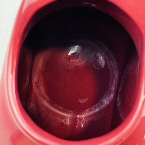 H.F. Coors Maroon Disc Pitcher #192 Coorsware Pottery Ice Lip Mid Century - Picture 8 of 11